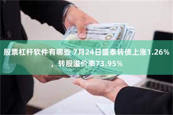 股票杠杆软件有哪些 7月24日盛泰转债上涨1.26%，转股溢价率73.95%