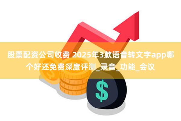 股票配资公司收费 2025年3款语音转文字app哪个好还免费深度评测_录音_功能_会议
