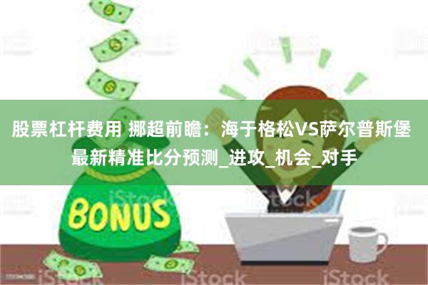 股票杠杆费用 挪超前瞻：海于格松VS萨尔普斯堡 最新精准比分预测_进攻_机会_对手