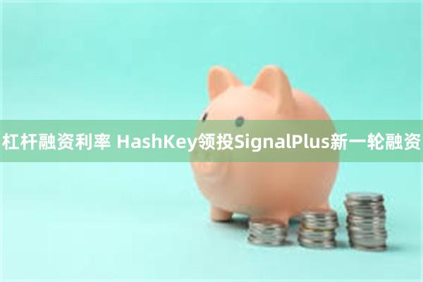 杠杆融资利率 HashKey领投SignalPlus新一轮融资