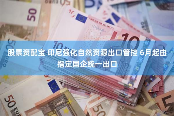 股票资配宝 印尼强化自然资源出口管控 6月起由指定国企统一出口
