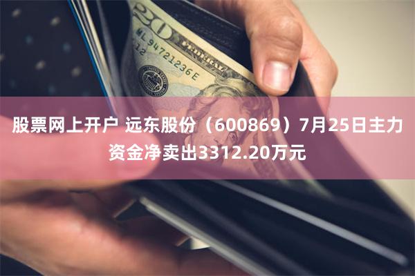 股票网上开户 远东股份（600869）7月25日主力资金净卖出3312.20万元