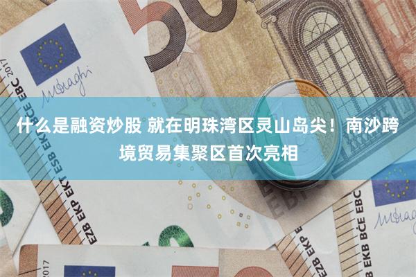 什么是融资炒股 就在明珠湾区灵山岛尖!南沙跨境贸易集聚区首次亮相