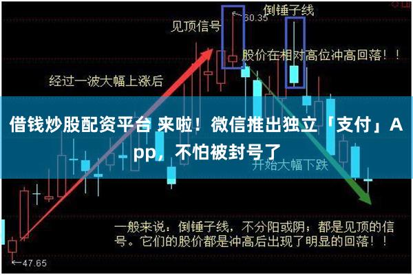借钱炒股配资平台 来啦！微信推出独立「支付」App，不怕被封号了