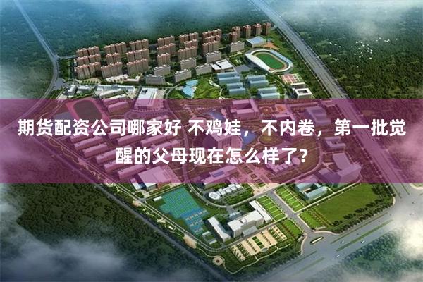 期货配资公司哪家好 不鸡娃，不内卷，第一批觉醒的父母现在怎么样了？
