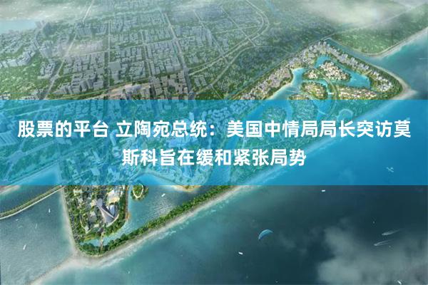 股票的平台 立陶宛总统：美国中情局局长突访莫斯科旨在缓和紧张局势
