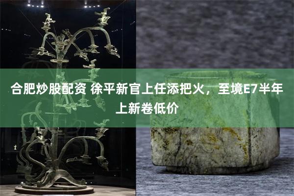 合肥炒股配资 徐平新官上任添把火，至境E7半年上新卷低价