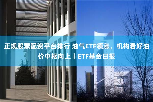 正规股票配资平台排行 油气ETF领涨，机构看好油价中枢向上丨ETF基金日报