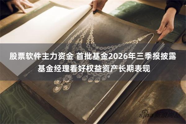 股票软件主力资金 首批基金2026年三季报披露 基金经理看好权益资产长期表现